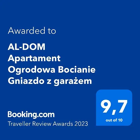 Apartman Al-dom Ogrodowa Bocianie Gniazdo Z Garazem *