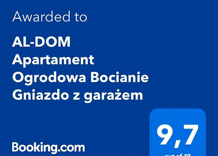 アパート Al-dom Ogrodowa Bocianie Gniazdo Z Garazem *